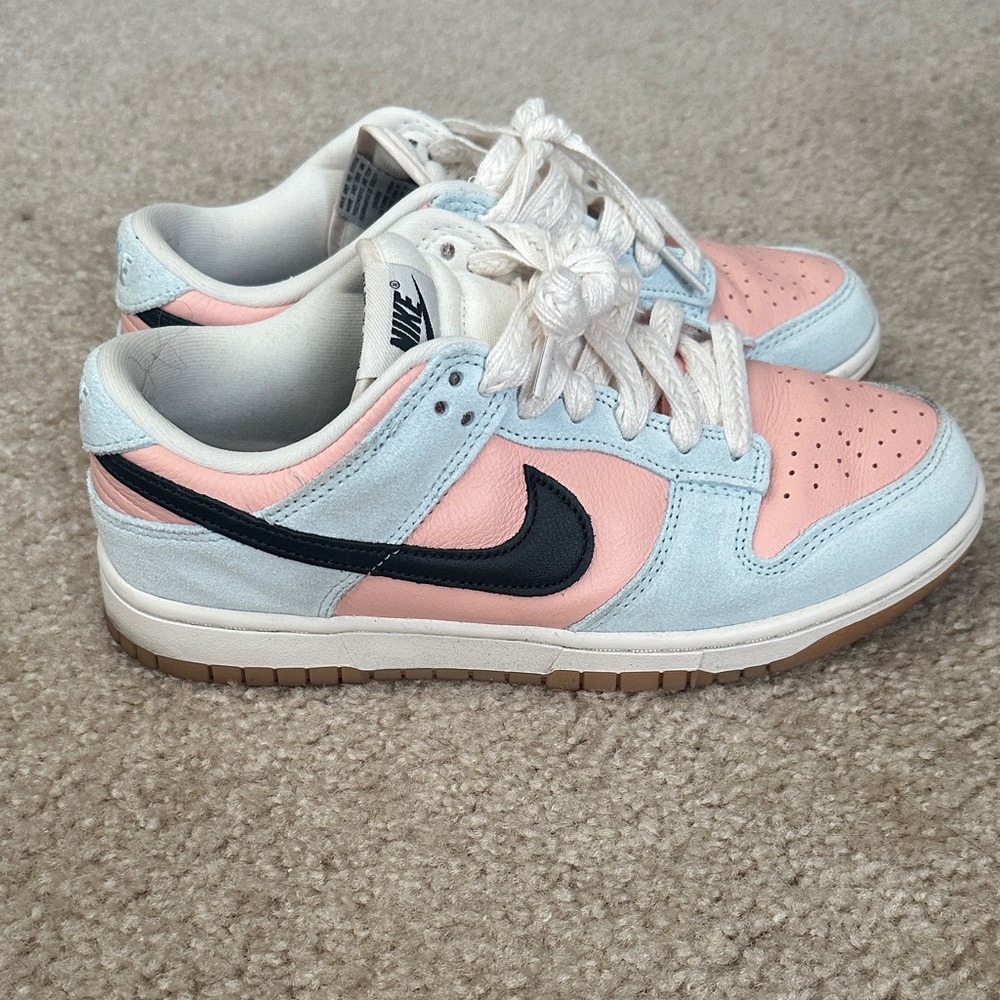 Nike Pastel Pink and Light Blue Sneakers